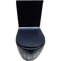 Унитаз компакт CeramaLux 2166-1MB с бачком и сиденьем Микролифт — фото 1, Напольные унитазы