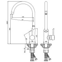 Товар: Смеситель для кухни Lemark Comfort LM3072C Хром - фото 2 Смеситель для кухни Lemark Comfort LM3072C Хром — фото 2, Смесители для кухни