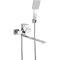 Смеситель для ванны Belz B613 B22613 универсальный Хром — фото 1, Смеситель для ванны