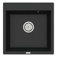 Мойка кухонная Point Арбель 51 PN3001B, черный — фото 1, Кухонные мойки