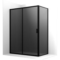 Товар: Душевая стенка Ambassador Forsa 80 80ABB профиль Черный стекло тонированное - фото 6 Душевая стенка Ambassador Forsa 80 80ABB профиль Черный стекло тонированное — фото 6, Боковые стенки