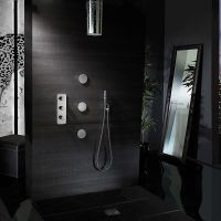 Смеситель для душа Bossini Outlets Z031204.021 с термостатом Золото — фото 3, Смеситель для душа