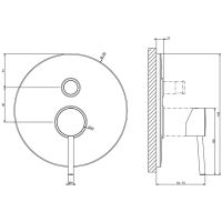Товар: Смеситель для душа Gessi Emporio Via tortona 18779#149 Никель брашированный - фото 2 Смеситель для душа Gessi Emporio Via tortona 18779#149 Никель брашированный — фото 2, Смеситель для душа