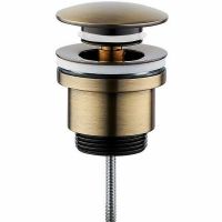 Донный клапан Raglo R600.01.04 click-clack Бронза — фото 1, Донные клапаны