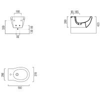 Товар: Биде GSI Classic 8765111 Белое - фото 4 Биде GSI Classic 8765111 Белое — фото 4, Биде