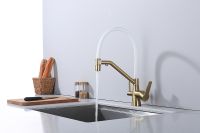 Смеситель для кухни Raglo R80.62.03 Золото матовое Белый — фото 21, Смесители для кухни