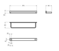 Товар: Полотенцедержатель CEZARES MAXIMA CZR-F-8912A - фото 2 Полотенцедержатель CEZARES MAXIMA CZR-F-8912A — фото 2, Полотенцедержатели
