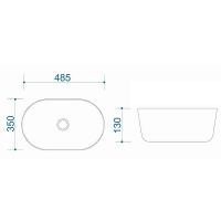 Товар: Раковина-чаша Maretti Florenza 49 FL13NS09-844 Белая - фото 4 Раковина-чаша Maretti Florenza 49 FL13NS09-844 Белая — фото 4, Раковины накладные