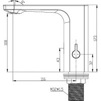 Товар: Смеситель для раковины Swedbe Europe 6000 Хром - фото 3 Смеситель для раковины Swedbe Europe 6000 Хром — фото 3, Смесители для раковины