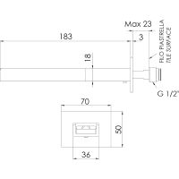 Излив для смесителя Remer 91QC Хром — фото 2, Смесители для биде