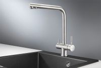 Granula-2305, НЕРЖ, СМЕСИТЕЛЬ КУХОННЫЙ — фото 1, Смесители для кухни