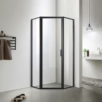 Товар: Душевой уголок Azario Richmond 100х100 L AZ-NAG3231 1000 Black профиль Черный стекло прозрачное - фото 3 Душевой уголок Azario Richmond 100х100 L AZ-NAG3231 1000 Black профиль Черный стекло прозрачное — фото 3, Душевые уголки