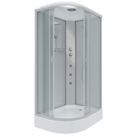 Душевая кабина Niagara Classic NG-3312-14RG (120х80х215) низкий поддон(13см),стекло матовое,3 места — фото 1, Душевые кабины