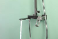 Душевая система Raglo R51.24.09 Графит матовый — фото 8, Душевые стойки