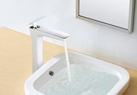 Товар: Смеситель для раковины Rose R16F R1611F Белый Хром - фото 3 Смеситель для раковины Rose R16F R1611F Белый Хром — фото 3, Смесители для раковины