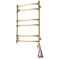 Электрический полотенцесушитель Domoterm Лаура П6 600x800 АБР ER Античная бронза — фото 3, Электрические полотенцесушители