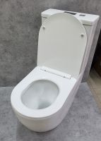 Унитаз компакт CeramaLux TR2176-1 с бачком и сиденьем Микролифт — фото 2, Унитазы