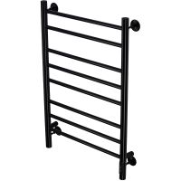 Электрический полотенцесушитель Comfysan Luce EC-8 80x50 013479 Черный матовый — фото 1, Электрические полотенцесушители
