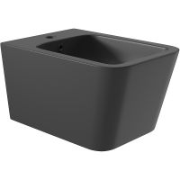 Биде Aqueduto Macio MAC0340 подвесное Черное матовое — фото 1, Биде