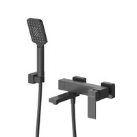 Смеситель для ванны и душа в комплекте с ручным душем, шлангом и держателем CEZARES SLIDER-VD-NOP — фото 1, Смеситель для ванны