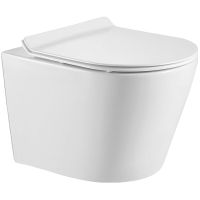 Унитаз Iberica Blanca Burgos Mini IB.BRM.234.1B1 подвесной Белый с сиденьем Микролифт — фото 1, Подвесные унитазы