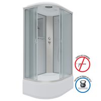 Душевая кабина Niagara Classic NG-2310-14R (120х80х215) высокий поддон(40см),стекло матовое,4 места — фото 2, Душевые кабины