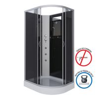 Товар: Душевая кабина Niagara Classic NG-3512-14LBKG (120х80х200) низкий поддон(13см),стекло тонированное,3 - фото 2 Душевая кабина Niagara Classic NG-3512-14LBKG (120х80х200) низкий поддон(13см),стекло тонированное,3 — фото 2, Душевые кабины