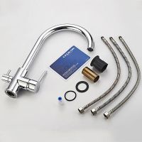 Товар: Смеситель для кухни Ledeme 4255-3L Хром - фото 5 Смеситель для кухни Ledeme 4255-3L Хром — фото 5, Смесители для кухни