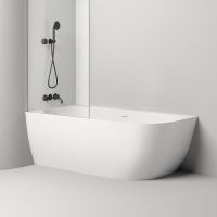 Ванна из искусственного камня Salini Sofia Corner Left 170х85 102525M Белая матовая — фото 1, Ванны из искусственного камня