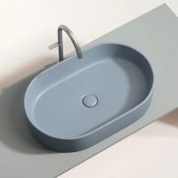 Раковина-чаша Ceramicanova Element 61 CN6048MHL Серо-голубая матовая — фото 6, Раковины