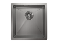 Granula-4445U, СТАЛЬ САТИН, стальная кухонная мойка — фото 1, Кухонные мойки