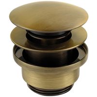 Донный клапан Veragio Sbortis VR.SBR-8002.BR click-clack Бронза — фото 1, Донные клапаны