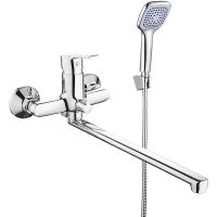 Смеситель для ванны Melodia della vita Aria MDV35741 универсальный Хром — фото 1, Смеситель для ванны