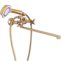 Товар: Смеситель для ванны Agger Retro-X A1721188 универсальный Бронза - фото 12 Смеситель для ванны Agger Retro-X A1721188 универсальный Бронза — фото 12, Для душа и ванны