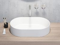 Раковина-чаша GSI Kube X 60 945809 Белая матовая — фото 3, Раковины