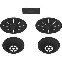 Выпуск для мойки Blanco C-overflow 239979 Черный матовый — фото 1, Раковины и столешницы. Выпуски для умывальников