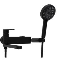 Смеситель для ванны Haiba HB61590-7 Черный матовый — фото 1, Смеситель для ванны