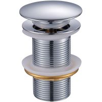 Донный клапан Raglo R600.02 click-clack Хром — фото 1, Донные клапаны