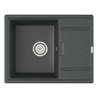 Мойка кухонная Point Стил 65 PN3009GR, графит — фото 1, Кухонные мойки