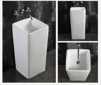 Раковина CeramaLux 40 P7005L Белая — фото 2, Раковины