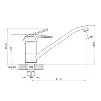 Смеситель для кухни G-Lauf LWZ4-A182 Хром — фото 2, Смесители для кухни