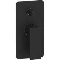 Смеситель для душа Remer Absolute AU09KBNO Черный матовый — фото 1, Смеситель для душа