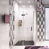 Aller 10H05LBLACK Душевая дверь — фото 2, Душевые двери в нишу