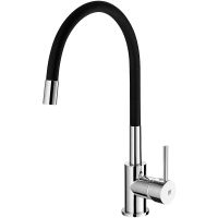 Смеситель для кухни Milardo Meal M01SB0FM05 Хром Черный — фото 1, Смесители для кухни