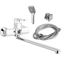 Смеситель для ванны Melodia della vita Rock MDV35241 универсальный Хром — фото 1, Смеситель для ванны