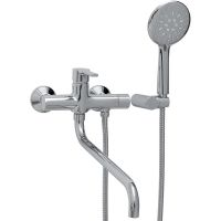 Смеситель для ванны Haiba HB22652 универсальный Хром — фото 1, Смеситель для ванны