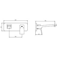 Товар: Смеситель для раковины E.C.A. Tiera 102167605C1EX-K Черный матовый - фото 2 Смеситель для раковины E.C.A. Tiera 102167605C1EX-K Черный матовый — фото 2, Смесители для раковины