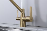 Смеситель для кухни Raglo R80.62.03 Золото матовое Белый — фото 25, Смесители для кухни