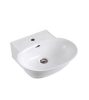 Раковина подвесная AQUATEK КЛАССИК AQ5040-00 505*405*155 мм. Можно устанавливать на мебель. — фото 1, Раковины