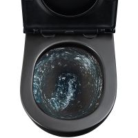 Товар: Унитаз Lemark Glazer 9612004 подвесной Черный матовый с сиденьем Микролифт - фото 11 Унитаз Lemark Glazer 9612004 подвесной Черный матовый с сиденьем Микролифт — фото 11, Подвесные унитазы